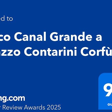 Attico Canal Grande A Palazzo Contarini Corfu Venise Extérieur photo